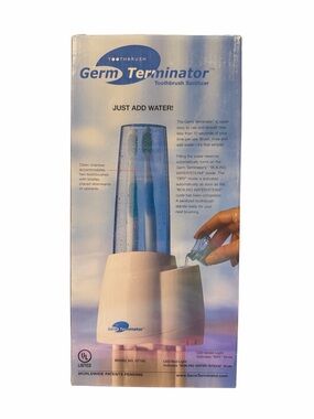 Toothbrush Sanitizer - White/Blue